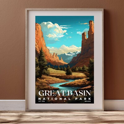 Great Basin National Park Poster, Travel Art, Office Poster, Home Decor | S7 - image4